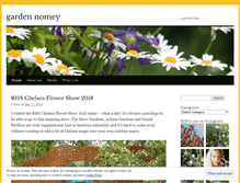 Tablet Screenshot of gardennomey.wordpress.com