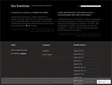 Tablet Screenshot of eoseverestas.wordpress.com