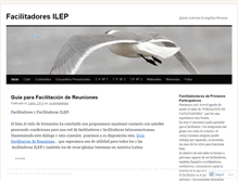 Tablet Screenshot of facilitadoresilep.wordpress.com