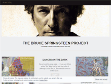Tablet Screenshot of brucespringsteenproject.wordpress.com