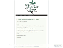 Tablet Screenshot of brdistro.wordpress.com