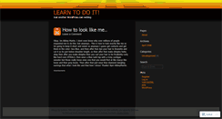 Desktop Screenshot of howtodosomething.wordpress.com
