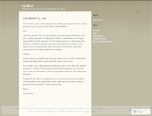 Tablet Screenshot of medfool.wordpress.com