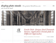 Tablet Screenshot of displayplatestands.wordpress.com