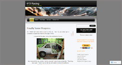 Desktop Screenshot of 413racing.wordpress.com