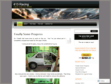 Tablet Screenshot of 413racing.wordpress.com