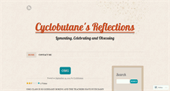 Desktop Screenshot of cyclobutane.wordpress.com