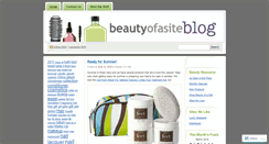 Desktop Screenshot of beautyofasite.wordpress.com