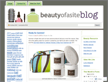 Tablet Screenshot of beautyofasite.wordpress.com