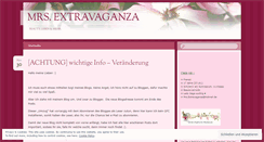 Desktop Screenshot of extravaganzaworld.wordpress.com
