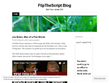 Tablet Screenshot of flipthescriptblog.wordpress.com