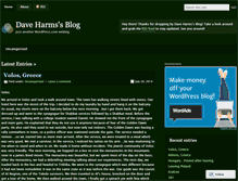 Tablet Screenshot of daveharms.wordpress.com