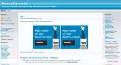 Desktop Screenshot of marcelioleal.wordpress.com