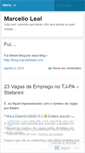 Mobile Screenshot of marcelioleal.wordpress.com