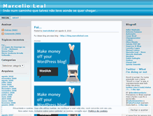 Tablet Screenshot of marcelioleal.wordpress.com