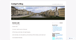 Desktop Screenshot of caitigirl.wordpress.com