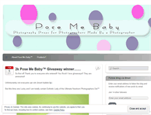 Tablet Screenshot of posemebaby.wordpress.com