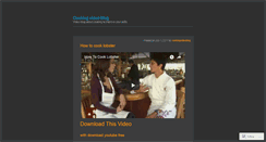 Desktop Screenshot of cookingvideoblog.wordpress.com
