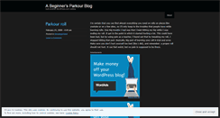 Desktop Screenshot of parkourksanchez.wordpress.com