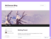 Tablet Screenshot of mcclennanblog.wordpress.com