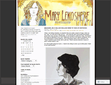 Tablet Screenshot of marylekoshereillustrated.wordpress.com