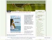 Tablet Screenshot of fiftydaystofifty.wordpress.com