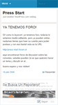 Mobile Screenshot of press1start.wordpress.com