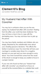 Mobile Screenshot of clemen10.wordpress.com