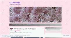 Desktop Screenshot of lygiasontrang.wordpress.com