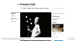 Desktop Screenshot of freedomhallblog.wordpress.com