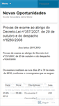 Mobile Screenshot of novasoportunidadesesjm.wordpress.com