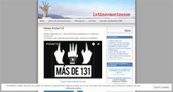 Desktop Screenshot of latinoamericanos.wordpress.com