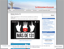 Tablet Screenshot of latinoamericanos.wordpress.com