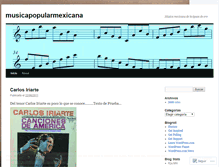 Tablet Screenshot of musicapopularmexicana.wordpress.com
