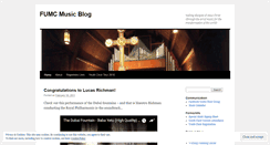 Desktop Screenshot of fumcyouthchoir.wordpress.com