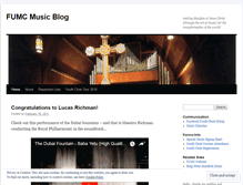 Tablet Screenshot of fumcyouthchoir.wordpress.com