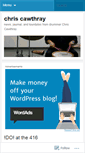 Mobile Screenshot of chriscawthray.wordpress.com