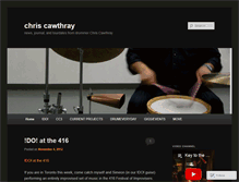 Tablet Screenshot of chriscawthray.wordpress.com