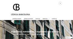 Desktop Screenshot of cedulabarcelona.wordpress.com