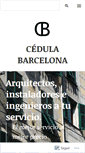 Mobile Screenshot of cedulabarcelona.wordpress.com