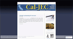 Desktop Screenshot of caljec.wordpress.com