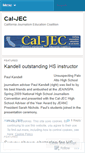 Mobile Screenshot of caljec.wordpress.com