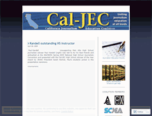 Tablet Screenshot of caljec.wordpress.com