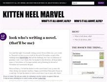 Tablet Screenshot of kittheelmarvel.wordpress.com