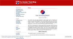 Desktop Screenshot of gendertrust.wordpress.com