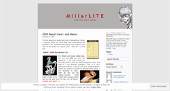 Desktop Screenshot of millarlite.wordpress.com