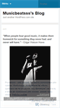 Mobile Screenshot of musicbeatsss.wordpress.com