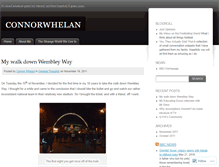 Tablet Screenshot of connorwhelan.wordpress.com