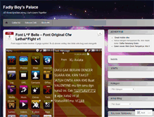 Tablet Screenshot of fadlyboy.wordpress.com