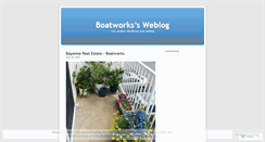 Desktop Screenshot of boatworkswaterfront.wordpress.com